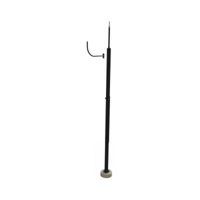 nms045 tilt-down aluminum pole with holes for solar power and trp012 weather sensor mount. includes pole, trp012, 426a12-npt, adp100, lock and accessories